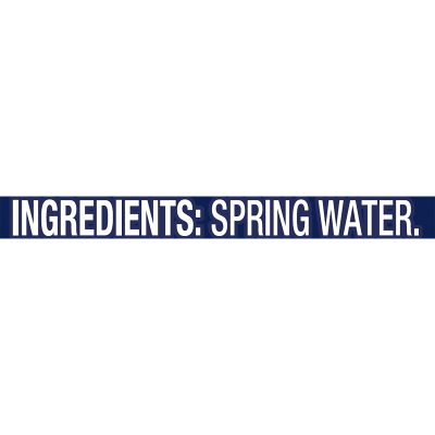 Ice mountain Spring water product detail 1 Gallon 6 pack ingredients