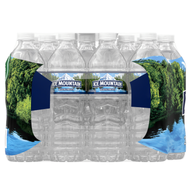 Ice mountain Spring water product detail 500mL 24 pack  left view