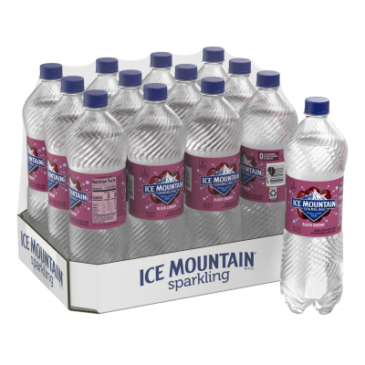 Ice mountain Sparkling Black Cherry product detail 1L 12 pack
