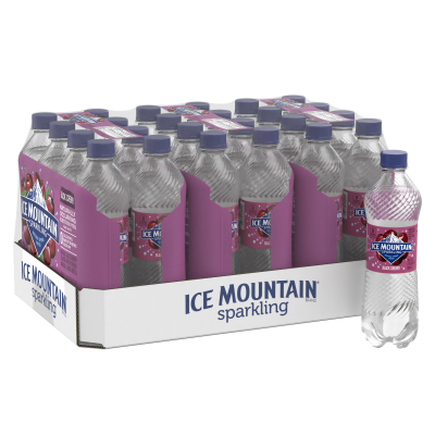 Ice mountain Sparkling Black Cherry product detail 500mL 24 pack
