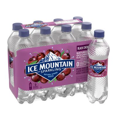 Ice mountain Sparkling Black Cherry product detail 500mL 8 pack