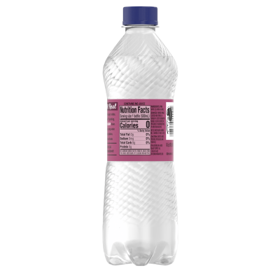 Ice Mountain Sparkling Water 500 mL bottle Black Cherry Flavored right view