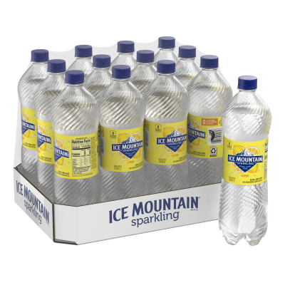Ice mountain Sparkling Lively Lemon product detail 1L 12 pack