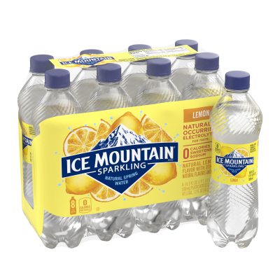 Ice mountain Sparkling Lively Lemon product detail 500mL 8 pack