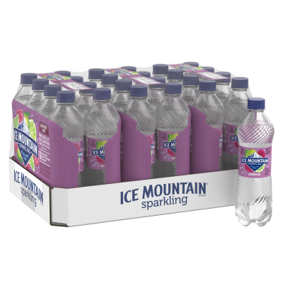 Ice mountain Sparkling Raspberry Lime product detail 500mL 24 pack