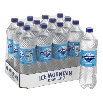 Ice mountain Sparkling Simply Bubbles product detail 1L 12 pack