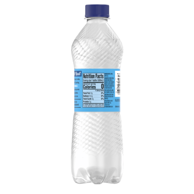Ice Mountain Sparkling Water 500 mL bottle Simply Bubbles Flavored back view