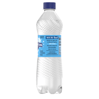 Ice Mountain Sparkling Water 500 mL bottle Simply Bubbles Flavored right view