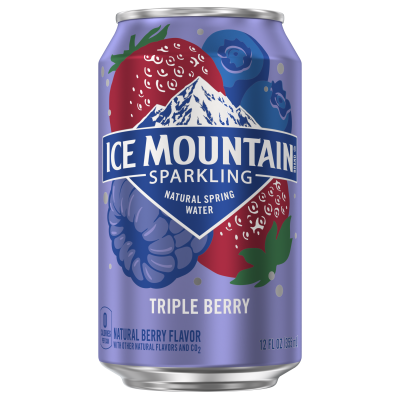 Ice mountain Sparkling Triple Berry product detail 12oz can single