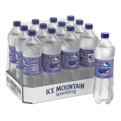 Ice mountain Sparkling Triple Berry product detail 1L 12 pack