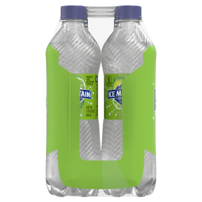 Ice mountain Sparkling Zesty Lime product detail 500mL 8 pack right view