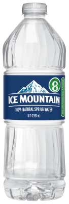 Ice Mountain 100% Natural Spring Water 20oz Bottle - Refreshing