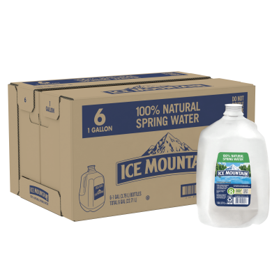 Ice mountain Spring water product detail 1 Gallon 6 pack