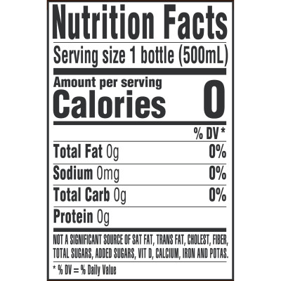 Ice mountain Spring water product detail 500mL 12 pack nutrition facts