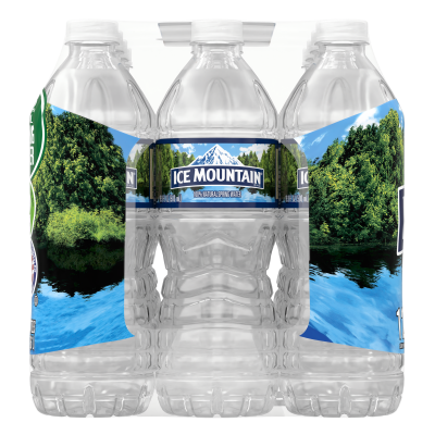 Ice mountain Spring water product detail 500mL 12 pack right view