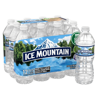 Ice mountain Spring water product detail 500mL 12 pack