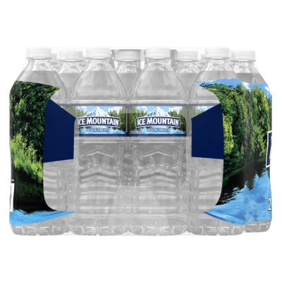 Ice mountain Spring water product detail 500mL 28 pack right view