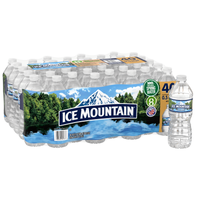 Ice mountain Spring water product detail 500mL 40 pack