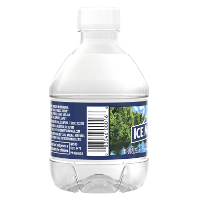 Ice mountain Spring water product detail 8oz single left view
