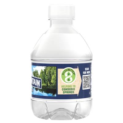 Zephyrhills Brand 100% Natural Spring Water, 8-ounce mini plastic bottles  (Total of 48)