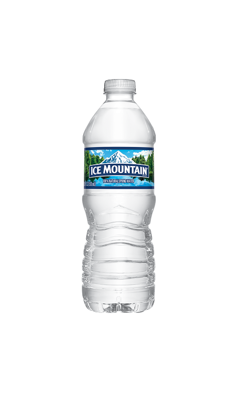 Ice Mountain Spring Water 500mL bottle.