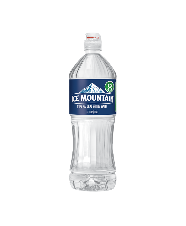 Ice Mountain Spring Water 700mL bottle.
