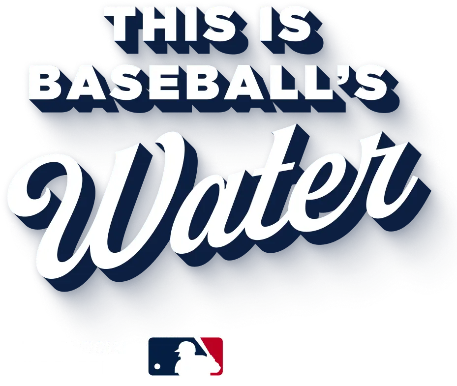 mlb baseball water